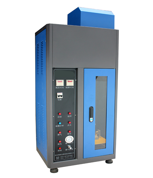 Single Wire Cable Burning Tester - Stainless Steel Chamber, 1200x600x1800mm, Digital Control Panel, Adjustable Flame Height, Forced Air Extraction, Safety Features
