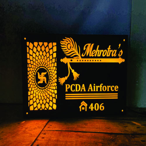Led House Name Plate