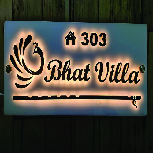 Led House Name Plate
