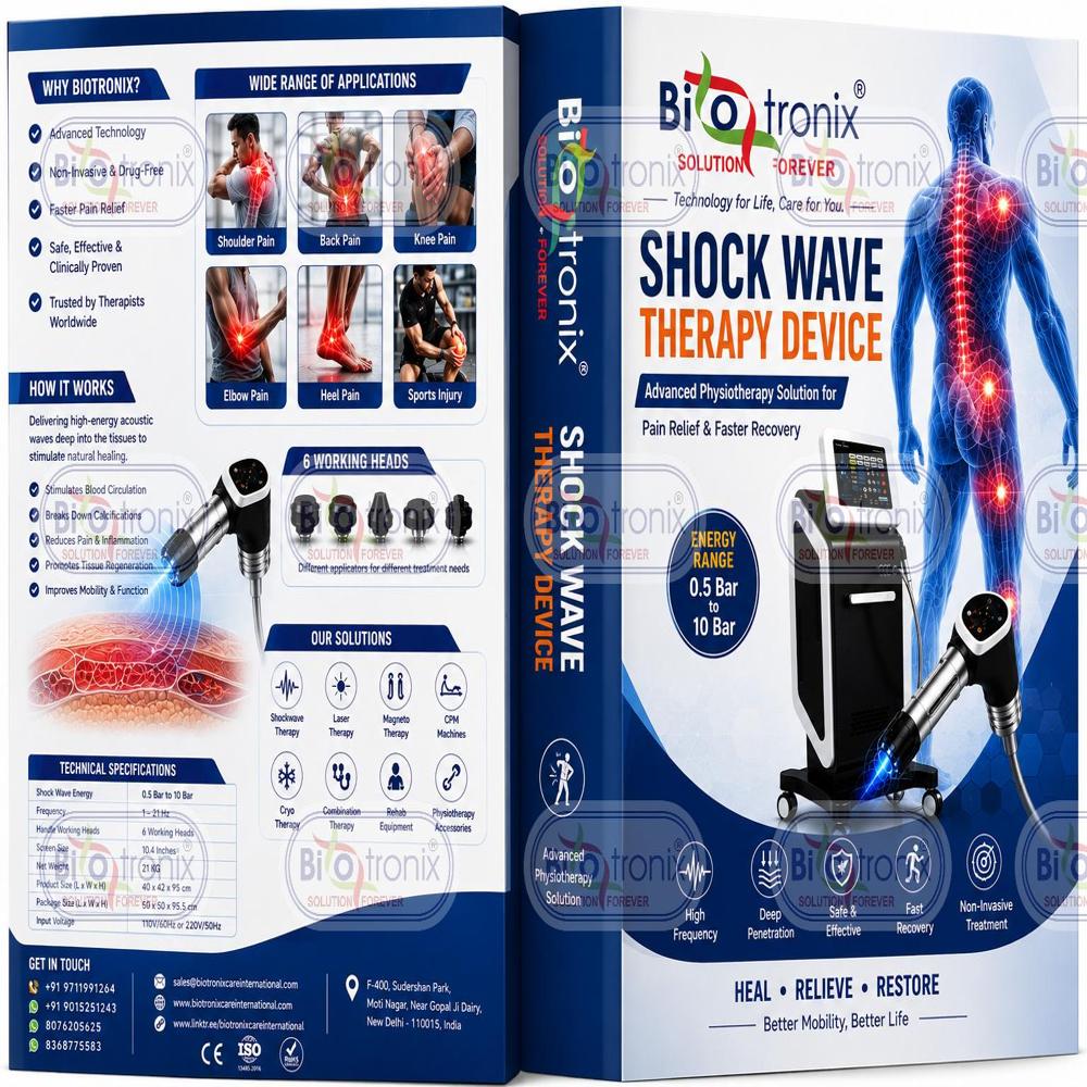 Professional Shockwave Therapy Equipment for Physiotherapy Clinics