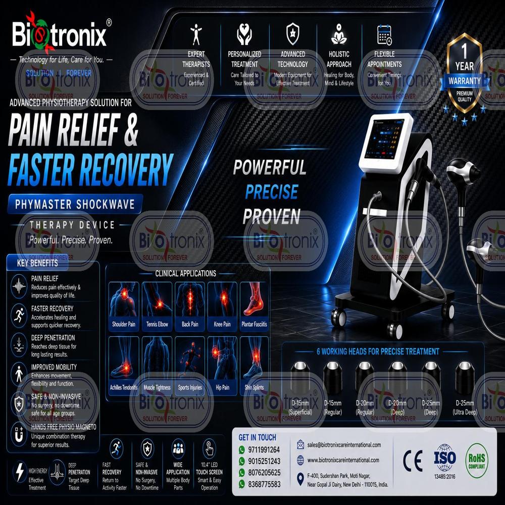 Professional Shockwave Therapy Equipment for Physiotherapy Clinics