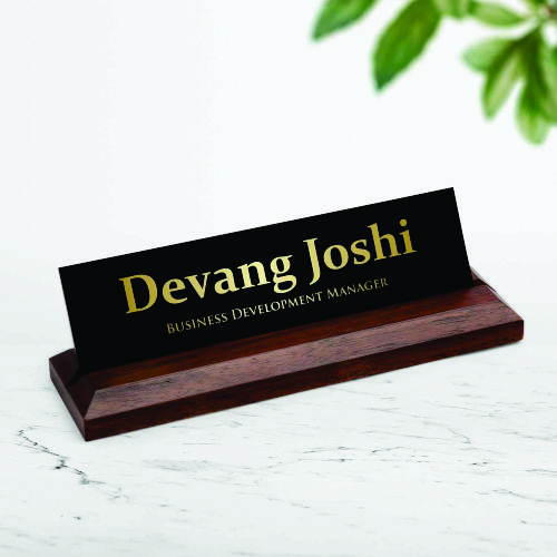 Desk Name Plate