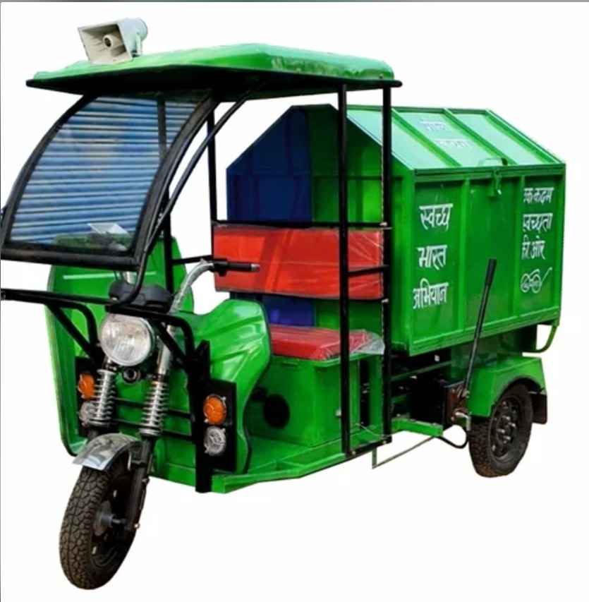 3 Wheeler Electric Garbage Van - Motor Power: 1000 Watt (W)
