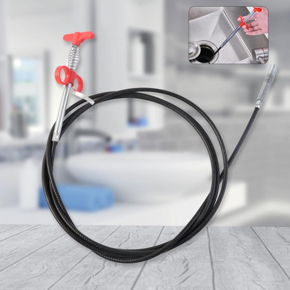 Flexible Spring Drain Cleaning Tool With Hand Grip (1 Pc / 157 Cm) - Application: As Per Product Requirement