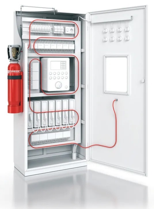 Tubing Detection Fire Suppression System