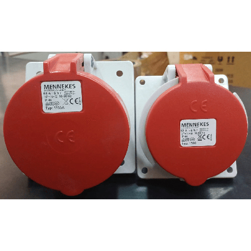 Panel Mounted Receptacle Socket