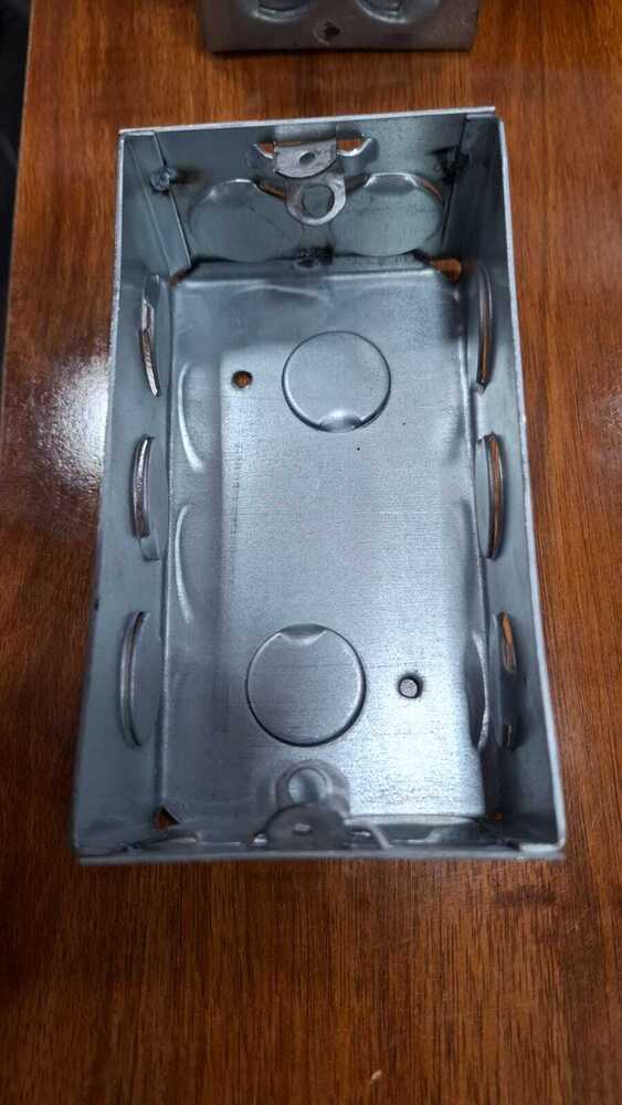 3 Module Metal Flush Box