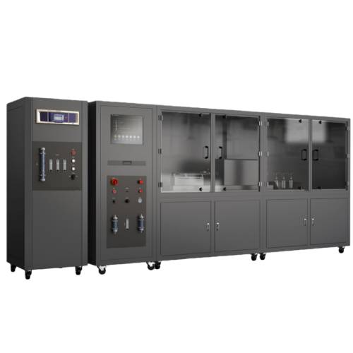 Combustion Smoke Toxicity Tester - Stainless Steel, 3000x700x1800 mm, Gray/Black | PLC Touchscreen, Spectrophotometry, Gas Sensors, Adjustable Air Flow, Digital Output