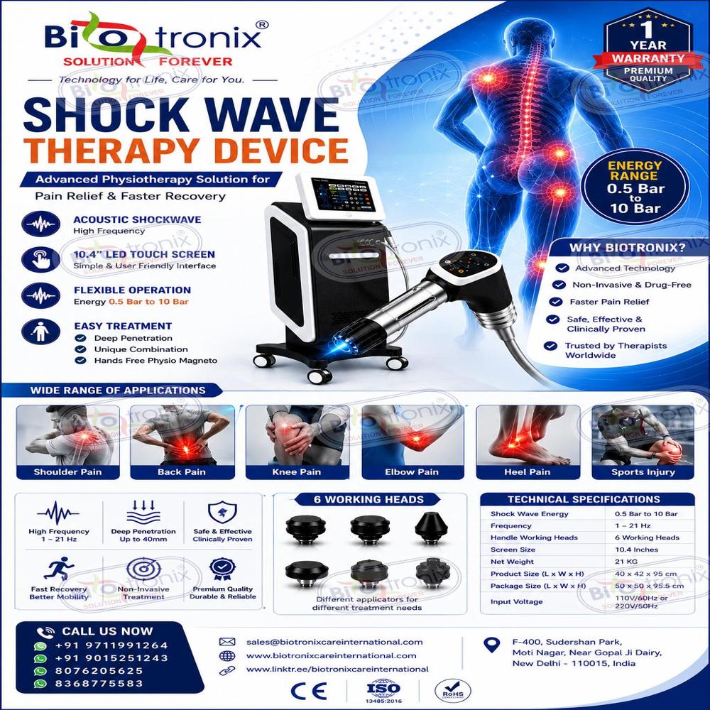 High Energy Shockwave Therapy Machine for Joint Pain Relief