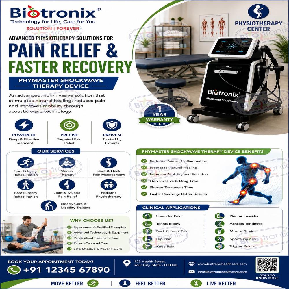 High Energy Shockwave Therapy Machine for Joint Pain Relief