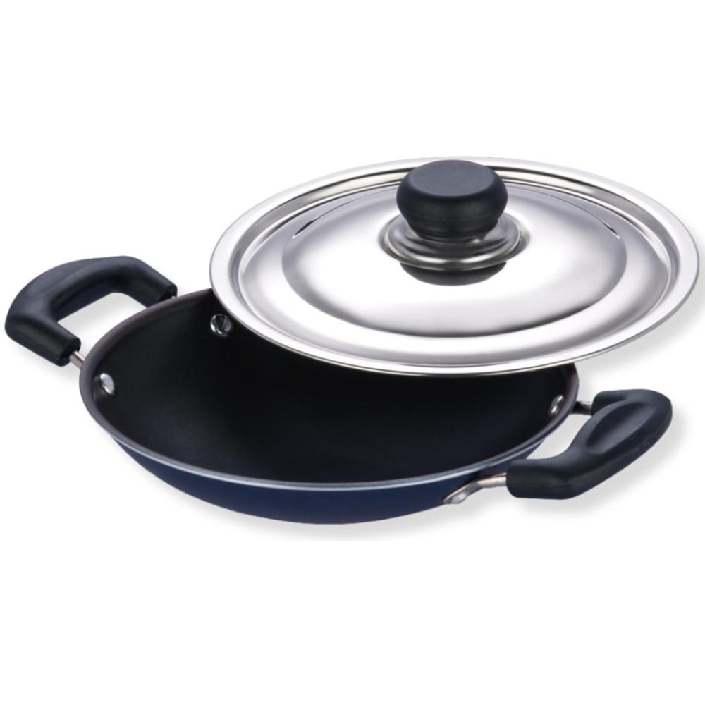Vinod Zest Non Stick Appachetty With Lid - 20 Cm - Capacity: 2 Ltr