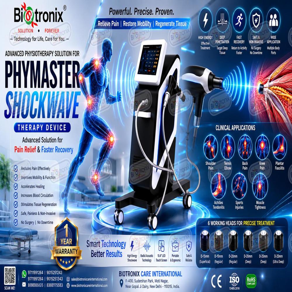 Medical Shockwave Therapy Device for Soft Tissue Healing