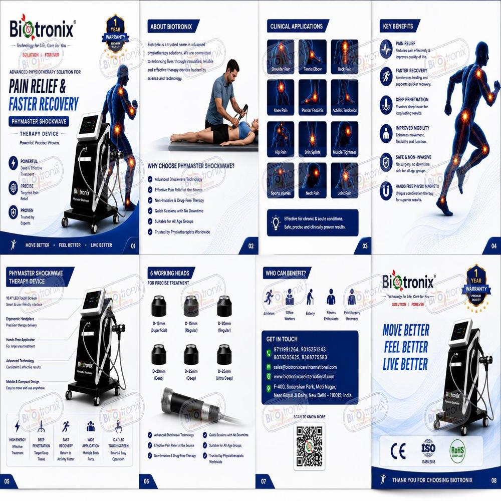 Clinical Shockwave Therapy Machine for Tendon Rehabilitation