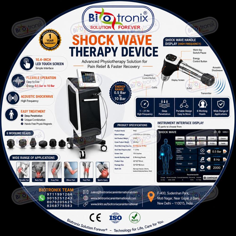 Clinical Shockwave Therapy Machine for Tendon Rehabilitation