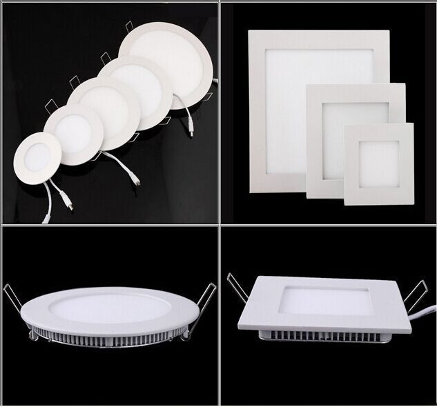 Led Slim Panel Light (3w, 6w, 12w, 15w) - Color: Cool White Body