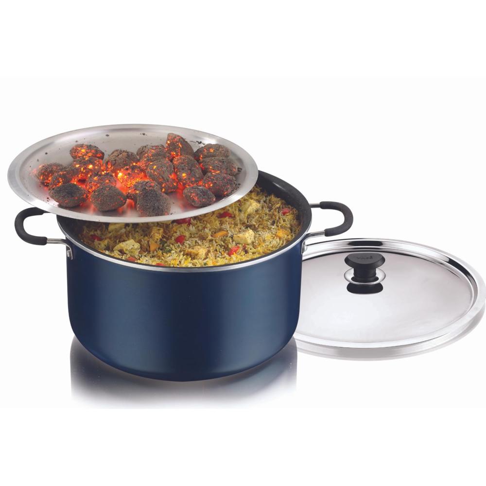 Vinod Zest Non Stick Dum Biryani Pot - 14 Litre