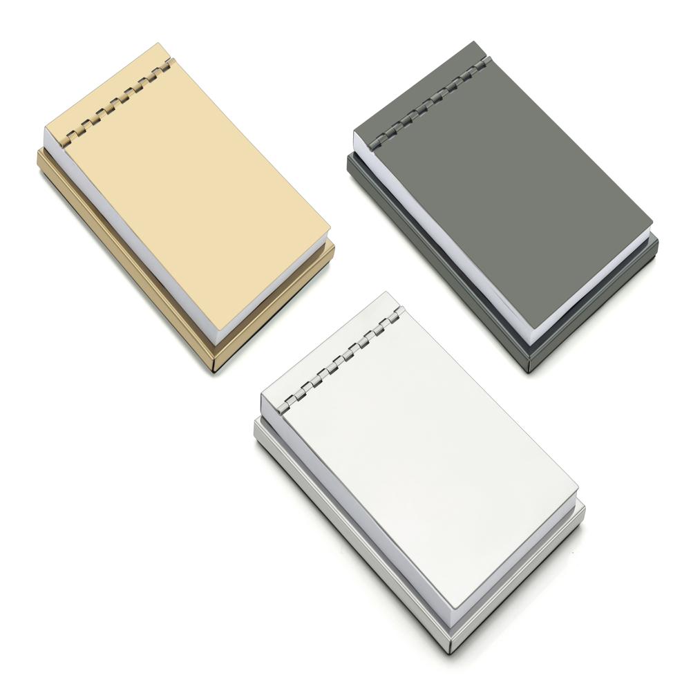 Mirror Finish Metal Notepad