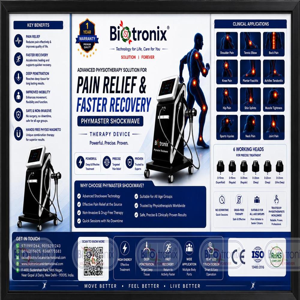 Professional Shockwave Therapy Machine for Sports Medicine