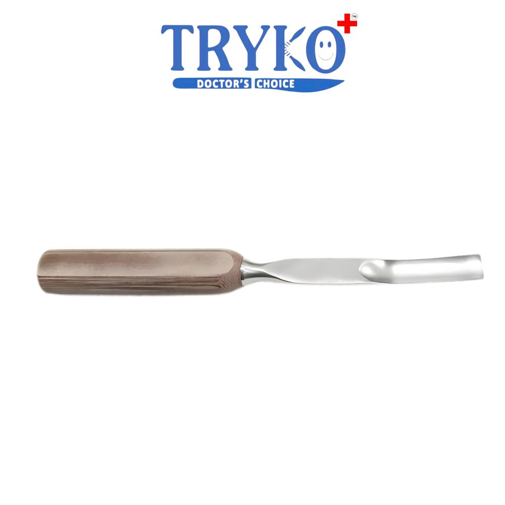 Bone Gauge Curved Fibre Handle 10 mm Brand TRYKO+