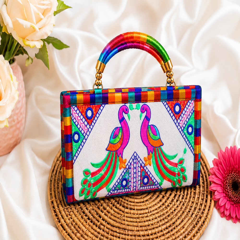 Traditional Fashion Purse for Women with Handle