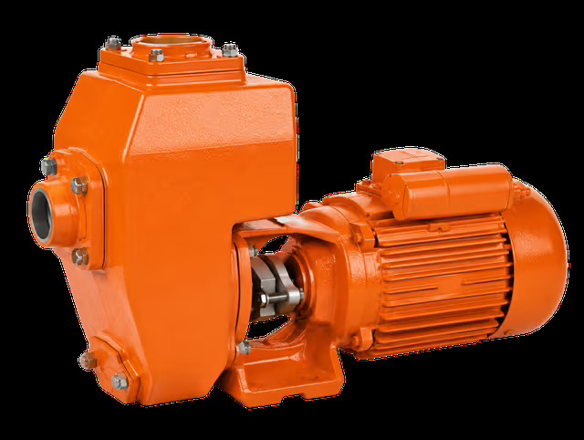 Compact Self-Priming Pump for Dewatering Drainage and Mud Transfer