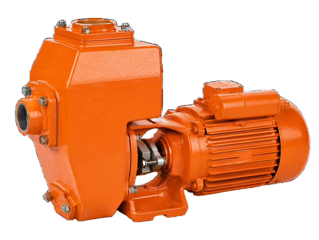 Compact Self-Priming Pump for Dewatering, Drainage and Mud Transfer