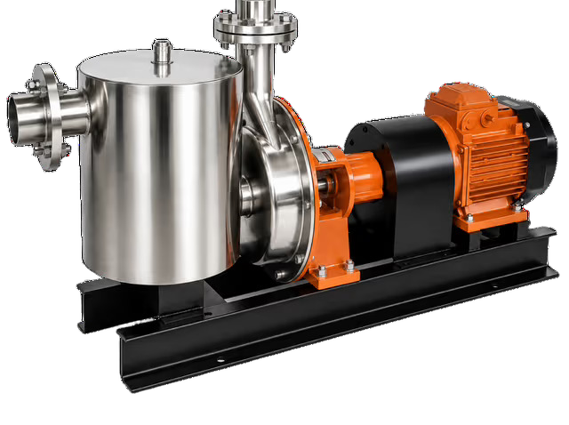 Self Priming Fabricated Pump with Stainless Steel Priming Chamber