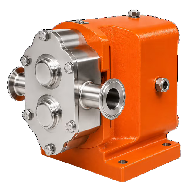 Stainless Steel Lobe Pump for Food, Dairy and Process Transfer