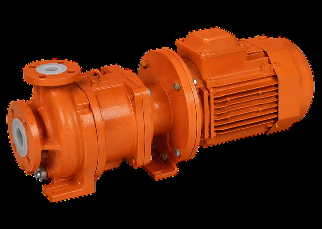 Fluoropolymer Lined Chemical Pump
