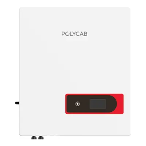 Polycab 30 kW Three Phase Dual MPPT Grid-Tie Solar Inverter 98.4% Max Effic. DC/AC Surge Protections