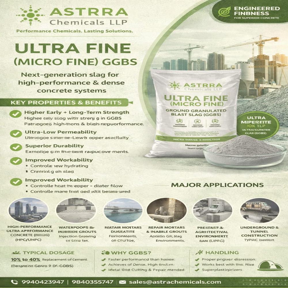 ULTRA FINE (MICRO FINE) GGBS