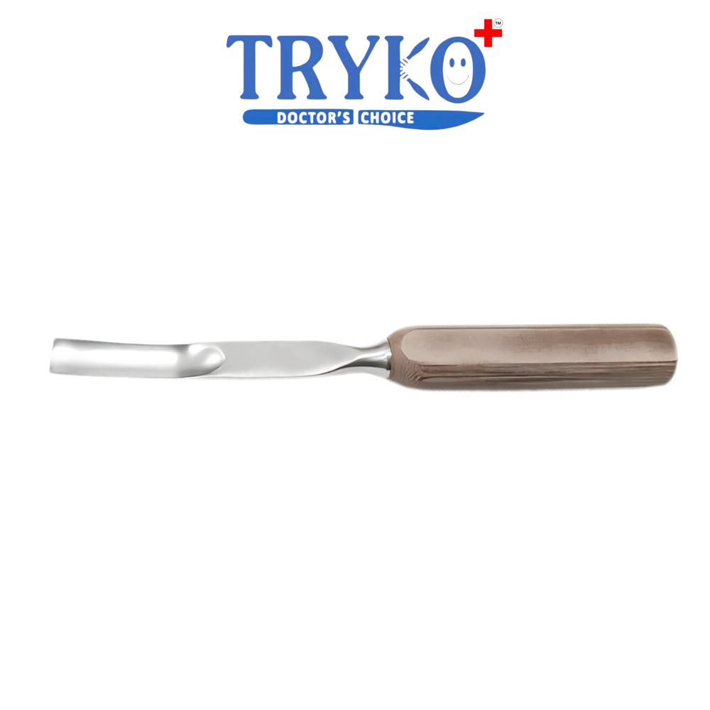 Bone Gauge Curved Fiber Handle 15 mm Brand TRYKO+
