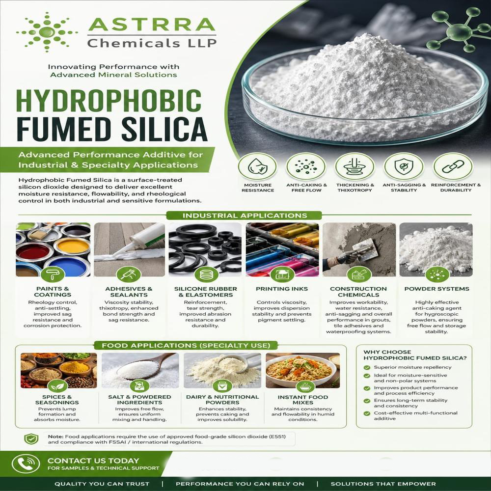 HYDROPHOBIC FUMED SILICA