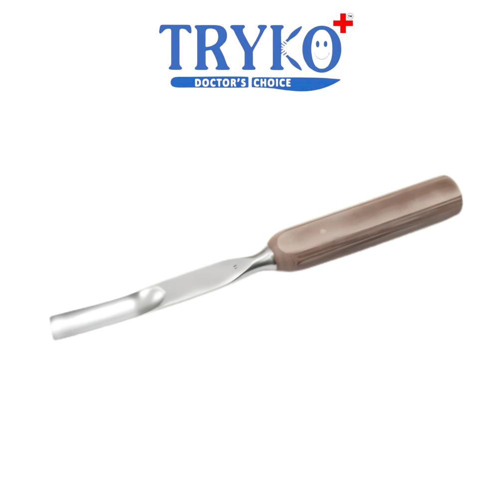 Bone Gauge Curved Fiber Handle 20 mm Brand TRYKO+