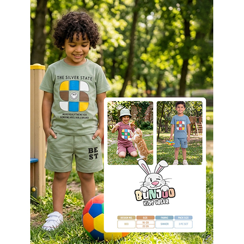 Kids Nikkar T shirt 3pcs Set