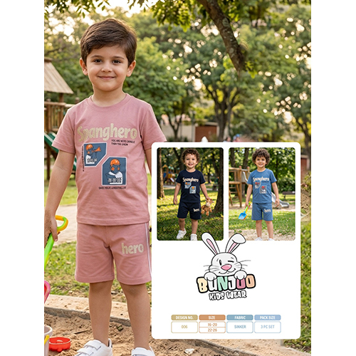 Kids Nikkar T shirt 3pcs Set