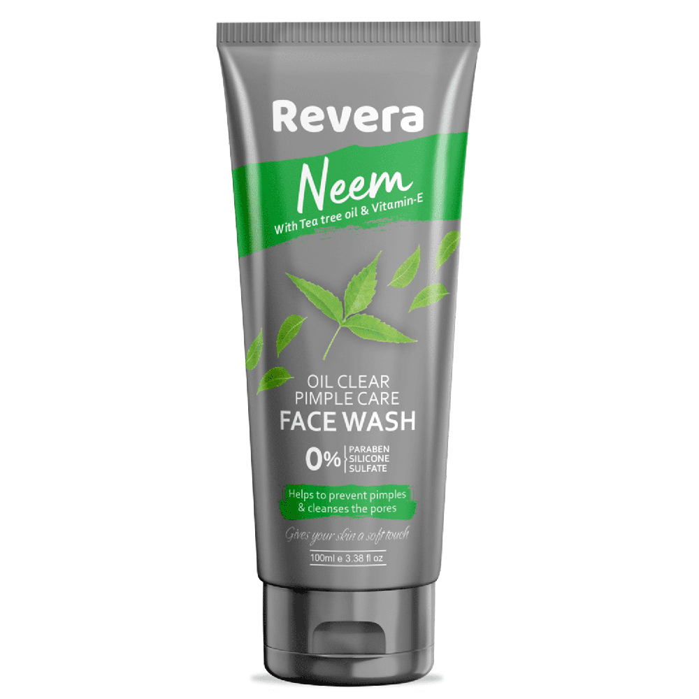 Derma Company Franchise For Revera Naturals Neem & Tea Tree Face Wash - With Vitamin-e - Ingredients: Chemicals