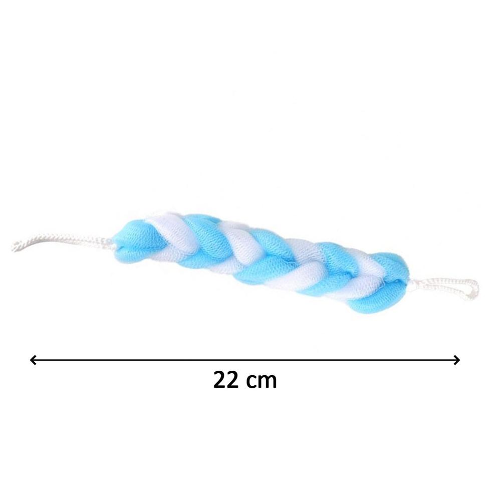 Hanging Small Loofah Sponge Poufs Body Scrubbers for Bath & Shower (Pack of 6)