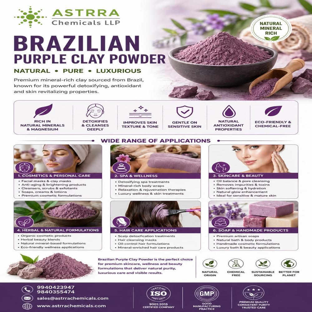 BRAZILIAN PURPLE CLAY POWDER