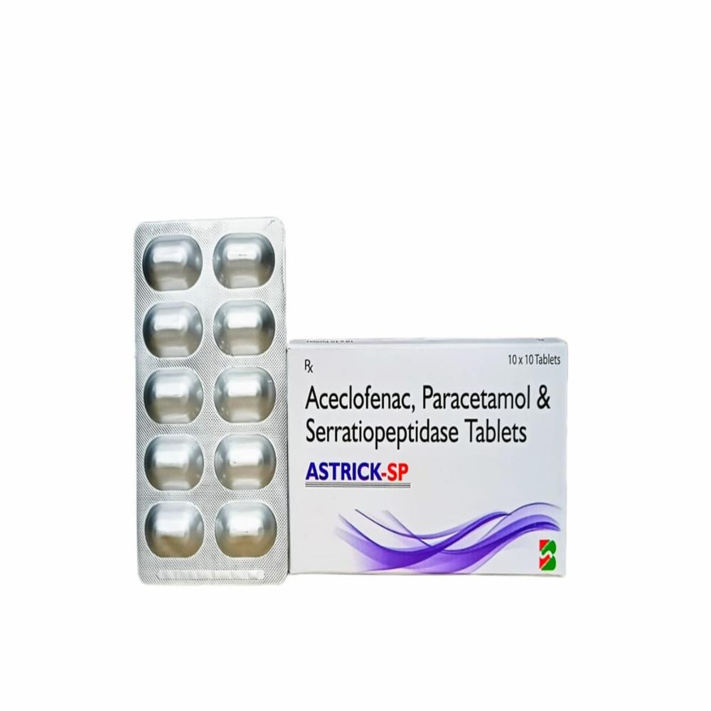 ACECLOFENAC, PARACETAMOL & SERRATIOPEPTIDASE TABLETS