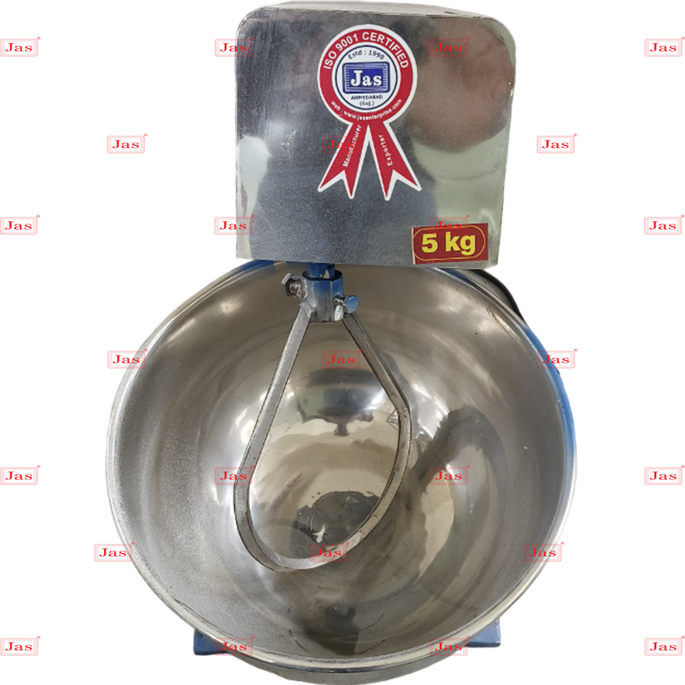 Dough Mixer - Stainless Steel, Semi-automatic, 5-50 Kg/hr Capacity | Electric Power, 215-440 Volt, One Year Warranty Against Manufacturing Defects