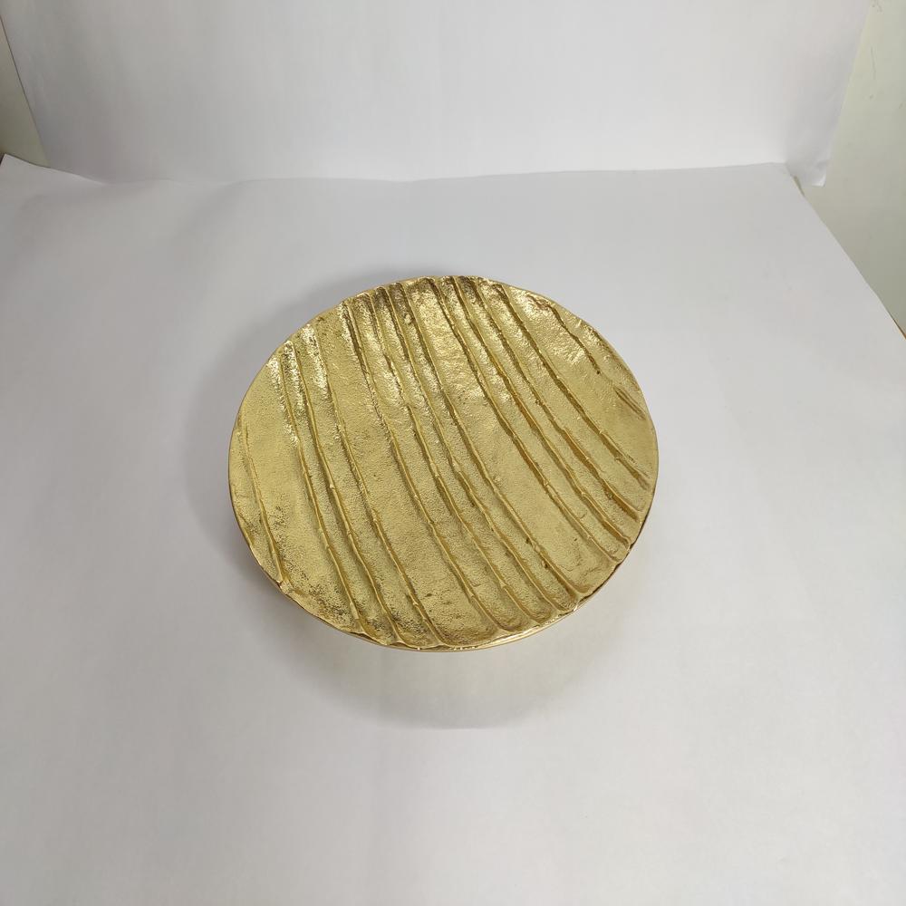 018 Gold Finish Platter