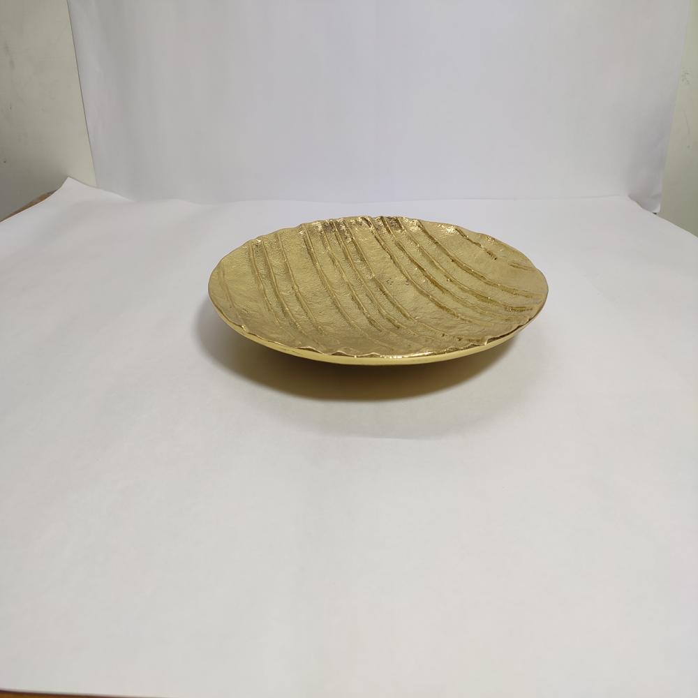 018 Gold Finish Platter