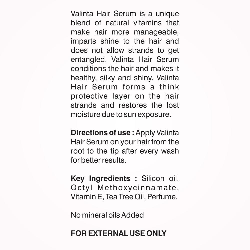 Valinta Hair Serum 100 ML