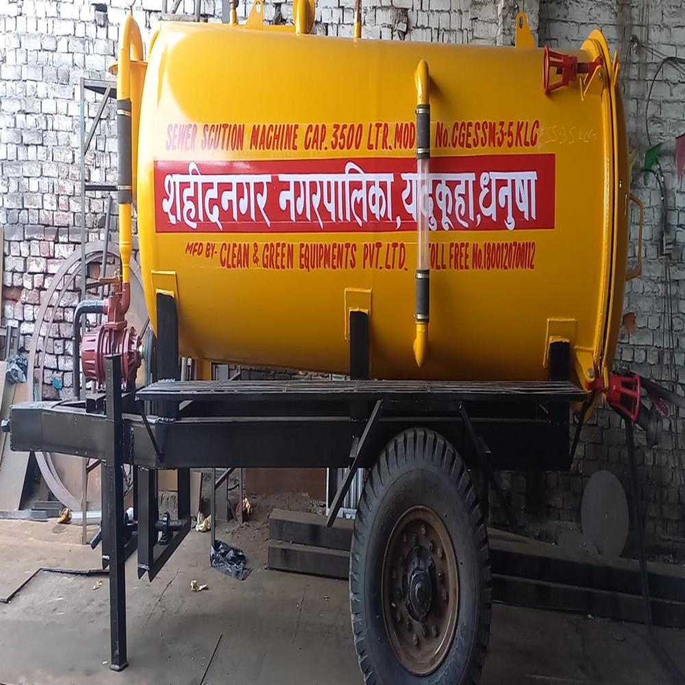 Sewage Septic Tanker Cleaning Machine, Pressure Rating: 1, Mounting: Trailer Mounted
