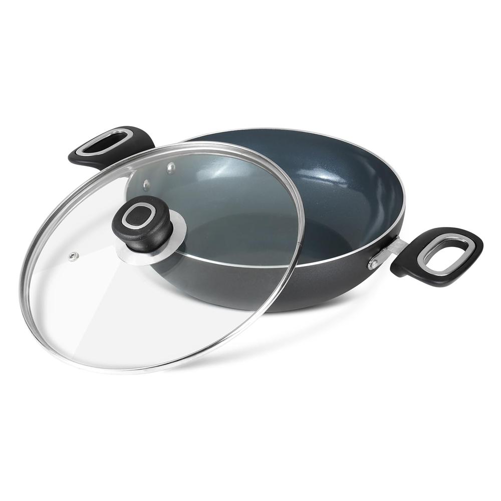 Ceramica Kadai with Glass Lid - 2.5 Litre