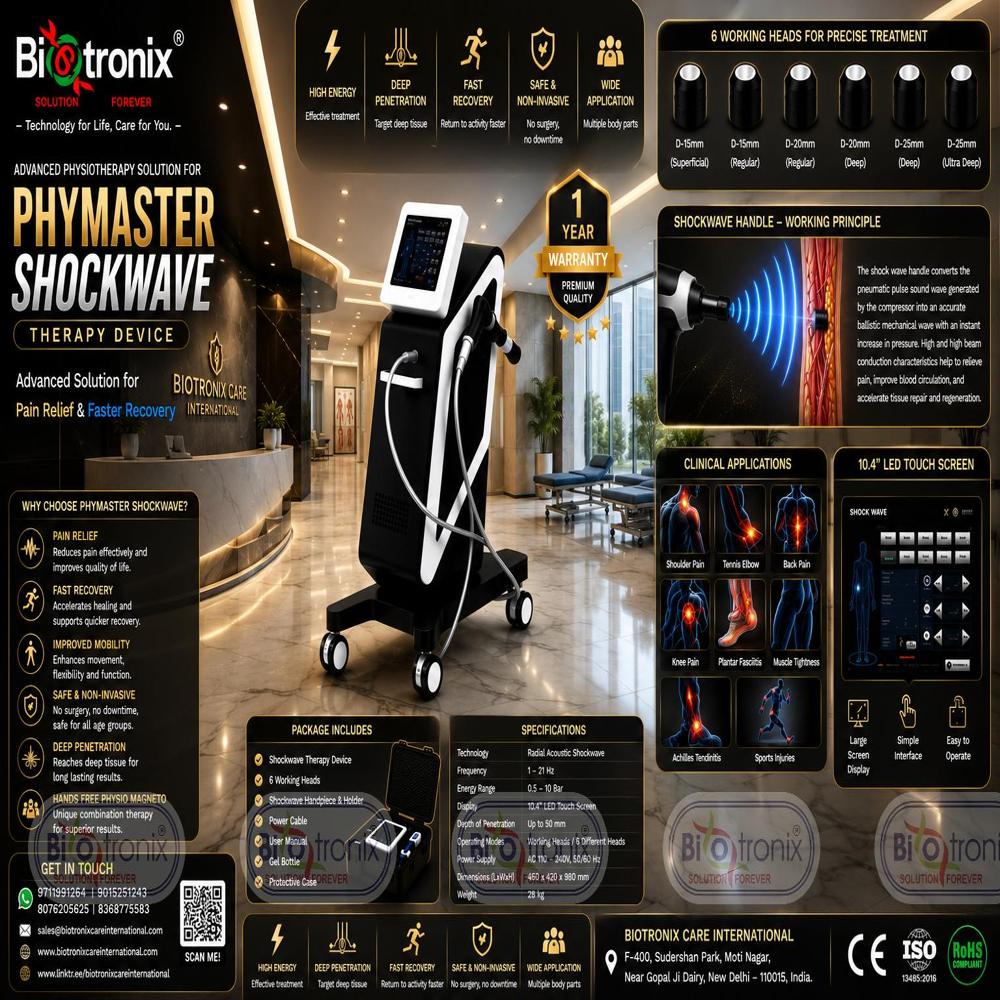 Clinical ESWT Shockwave Therapy Equipment for Rehabilitation