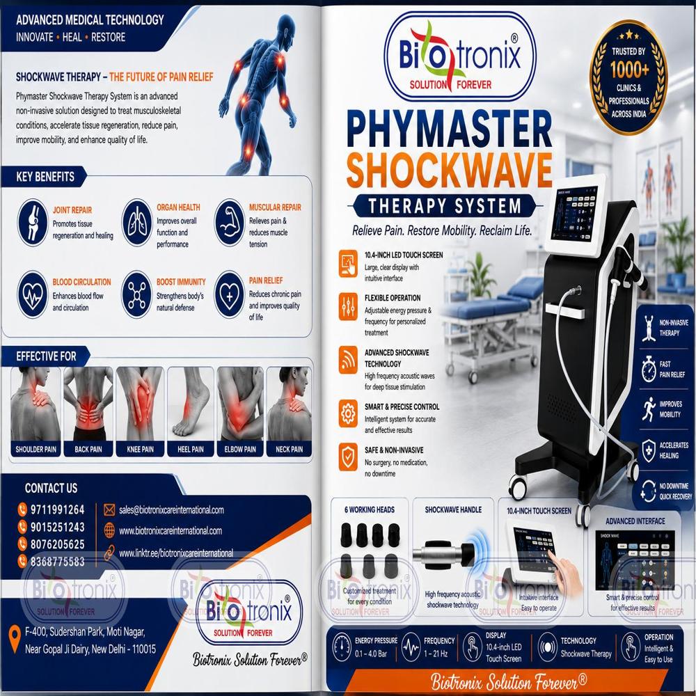 Premium Radial Shockwave Machine for Orthopedic Rehabilitation