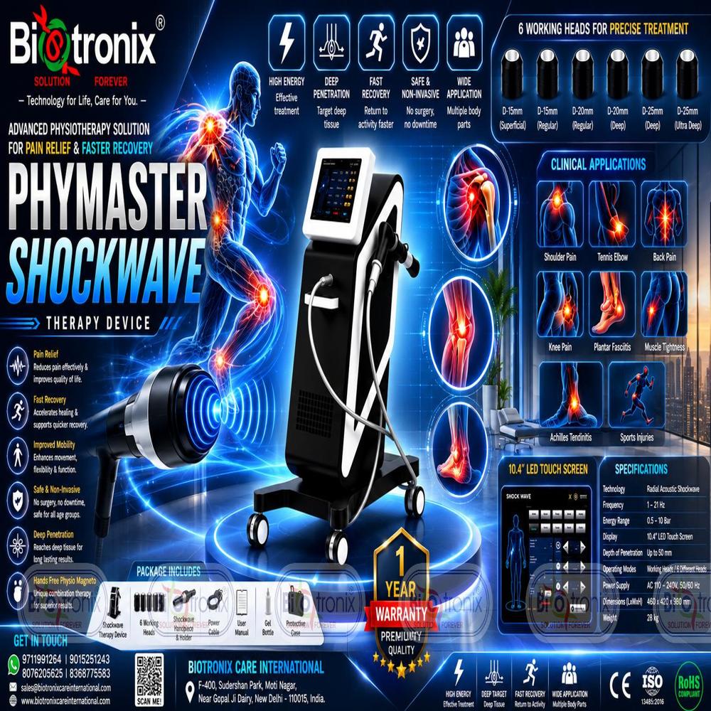 Premium Radial Shockwave Machine for Orthopedic Rehabilitation