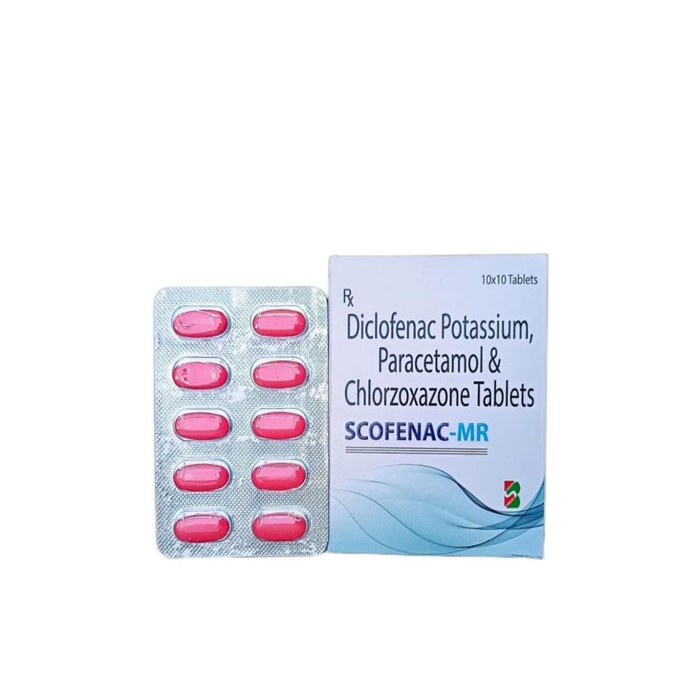 DICLOFENAC, PARACETAMOL & CHLORZOXAZONE TABLETS